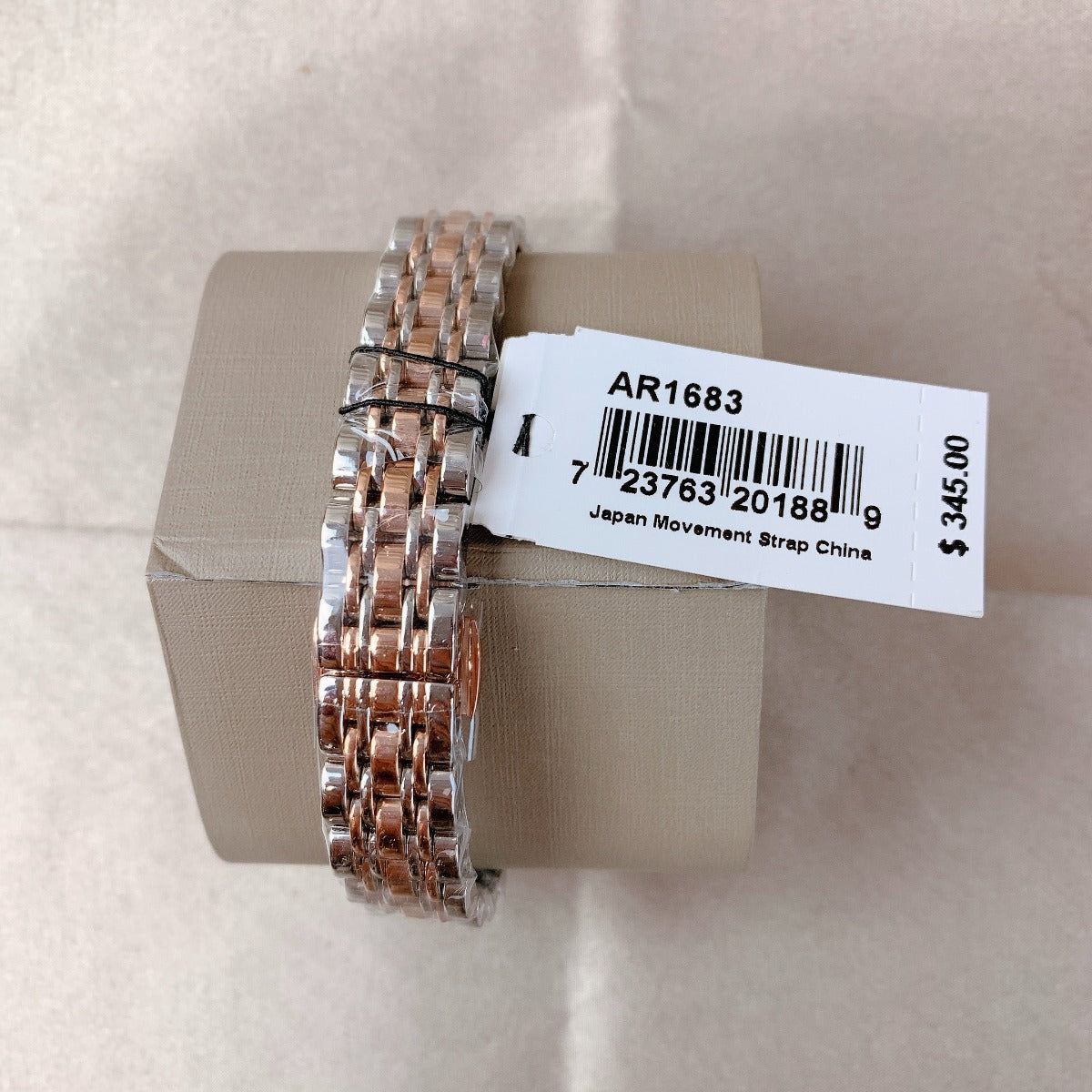 Emporio Armani AR1683 Women's Two-Hand Two-Tone Stainless Steel Watch Emporio Armani AR1683 Women's Two-Hand Two-Tone Stainless Steel Watch